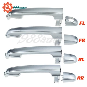 Front Rear Left Right Exterior Door Handle Chrome For Hyundai Sonata 2006-2010 - Picture 1 of 18
