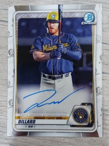 2020 Bowman Chrome  1st Autograph Thomas Dillard Auto GM010
