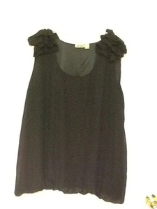 Gold Flava Blouse Super Plus Size 28 Black Balloon 23 - Picture 1 of 6