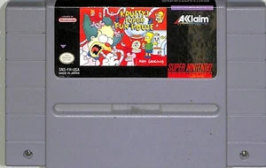 Krusty's Super Fun House (1992) Nintendo SNES Cartridge - Picture 1 of 1