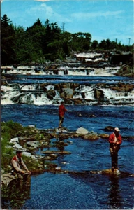 Postal Nueva Escocia Canadá Costa Oriental Hombres Pesca Publicada - Imagen 1 de 2