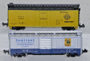 2 Atlas 40' Cars in cases, #3304 Detroit T&I Reefer + #3424 B&O Sentinal Box #2 - Picture 1 of 8