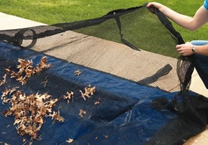 Rectangle In-Ground Swimming Pool Winter Cover Leaf Net Covers - Choose Size - Picture 1 of 3