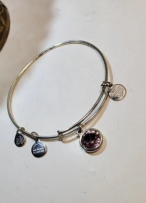 Alex and Ani October Birthstone Charm Bracelet 758 - Image 1 of 4