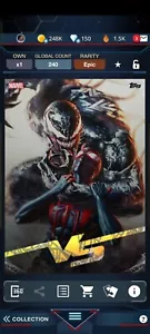 Topps Marvel-Spider Versus-Gold Epic-Venom vs Miles Morales (Digital card) - Picture 1 of 3
