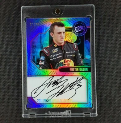 2011 Press Pass Signings Austin Dillon /25 NASCAR Auto On Card  - Image 1 of 2