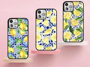 Italian Tile And Lemons Blue Summer Italy Phone Case For iPhone, Samsung, Google - Picture 1 of 12