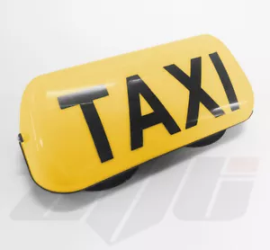 345mm GELB LED MAGNETISCHES TAXI DACHSCHILD LICHT - TAXI METER TOPSIGN KABINENLICHT - Bild 1 von 3