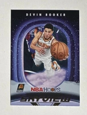 2023-24 NBA Hoops Basketball Devin Booker Skyview #24 Phoenix Suns Winter Insert - Image 1 of 2