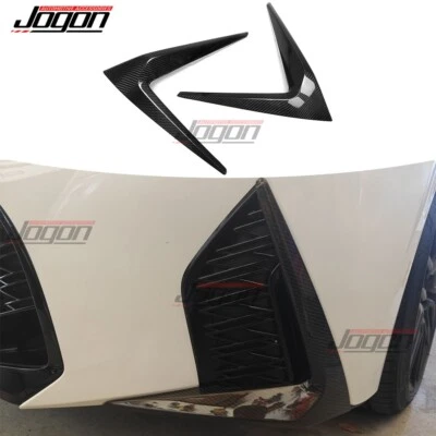 Front Grille Fog Light Side Trims For Lexus IS300 IS350 IS500 F-Sport 21+ Carbon - Image 1 of 4