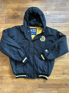 Boston Bruins Vintage Starter Medium Puffer Jacket NHL - Bild 1 von 9
