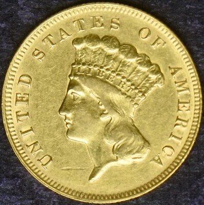 1878 $3 Dollar Gold Indian Princess ✪COINGIANTS✪ - Image 1 of 2