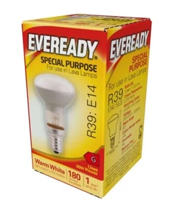 30w R39 Reflector Bulb For Lava Lamp Eveready E14 220-240v 2700k Warm White 827 - Picture 1 of 6