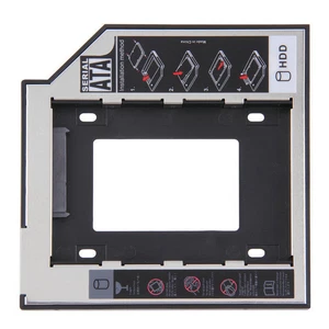 9.5mm Universal SATA 2nd HDD SSD Hard Drive Caddy for CD/DVD-ROM Optical Bay FH - Picture 1 of 5