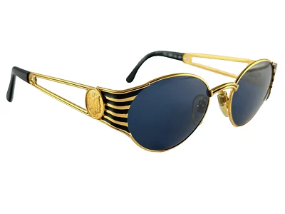 NUEVAS GAFAS DE SOL VINTAGE FENDI FS 299 OVALADAS ELEGANTES DORADAS Y TORTUGAS 1990 ITALIA Foto 1 de 4