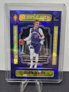 Lauri Markkanen 2023-24 Phoenix Temple Men BLUE ICE PRIZM #24 UTAH JAZZ - Picture 1 of 2