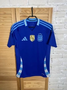 ARGENTINA TEAM JERSEY AWAY FOOTBALL SOCCER SHIRT 2024 BLUE ADIDAS MEN sz S - Picture 1 of 10