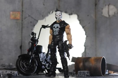 Casco Punisher Personalizado Marvel Legends & Mezco *****SOLO CABEZA***** Foto 1 de 4