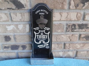 Tavern Bar & Grill Beer Bottle Opener WALL Plaque, Sign Decoration 14" TALL - Picture 1 of 10