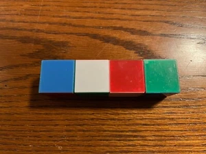 Vintage 1967 Instant Insanity Puzzle Game Blocks Brain Teaser Parker Bros. USA - Picture 1 of 5