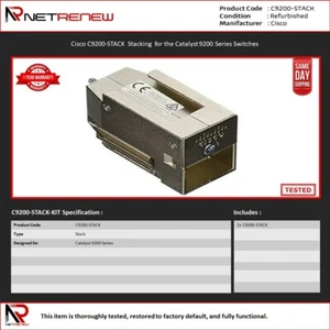 Cisco C9200-STACK Catalyst 9200 Series Stack Module - Bild 1 von 1