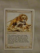 MtG - Magic the Gathering - Revised (3rd Edition) - Savannah Lions