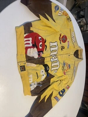 Vintage M&Ms Nascar Racing Bomber Jacket Womens Sz XXL. JH Designs Authentic - Image 1 of 4