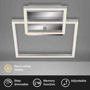 Lámpara de Techo Regulable Briloner Frame 35,8 cm Metal/Plástico, 20W LED 3000K - Imagen 1 de 7