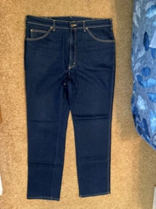 Vintage Men's Lee Rider Jeans - 38x34 - Denim - Blue - USA - NWOT - Picture 1 of 2