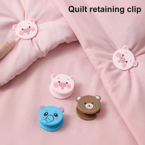 6pcs Quilt Clips Durable Prevent Slide Household Dorm Hotel Bedsheet Blanket - Picture 1 of 11