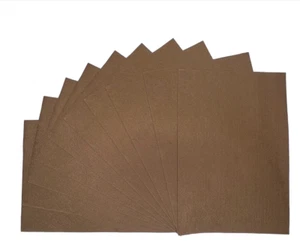 A4 Felt Sheets Fabric Craft Packs Arts and Crafts Acrylic Brown - Picture 1 of 1