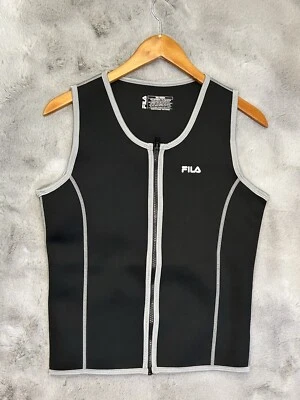 FILA Nuevo Chaleco Sauna Neopreno Para Hombres Talla Mediana - Fila Fitness Core Fitness Foto 1 de 4