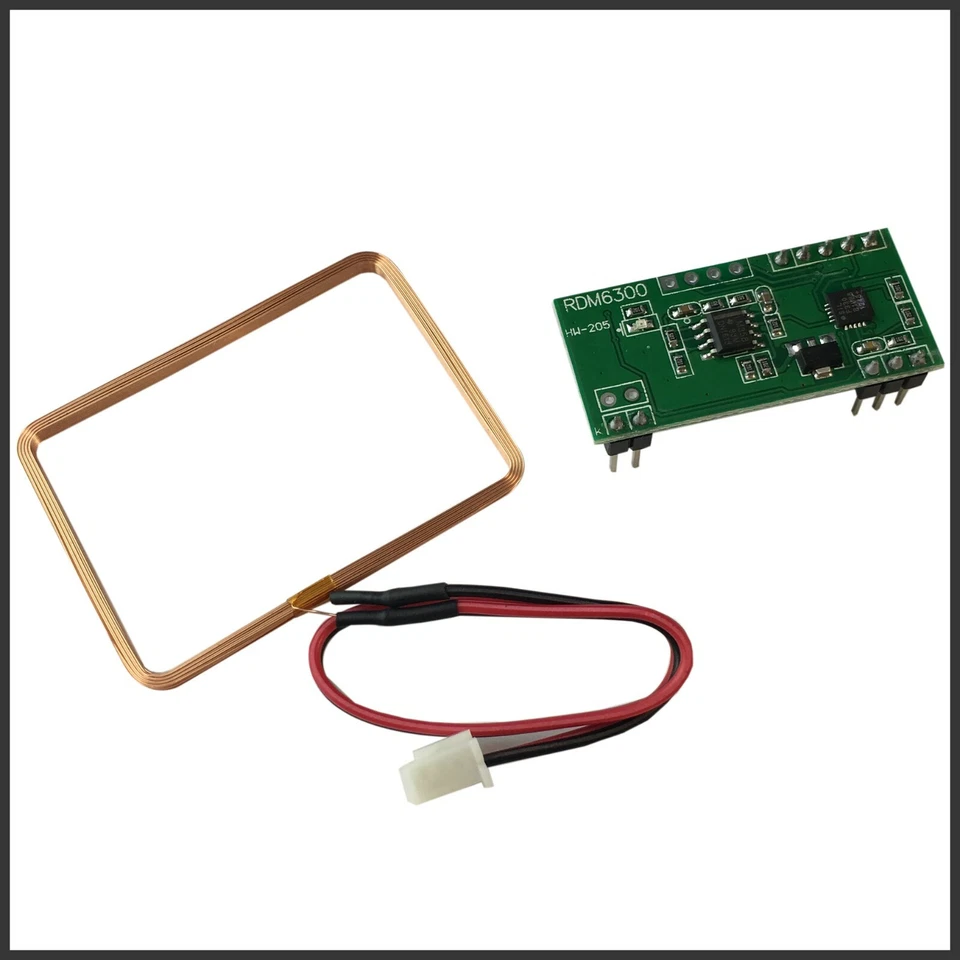 RFID Reader Module RDM6300 G304 125khz UART Output Access Control für Arduino - Bild 1 von 4