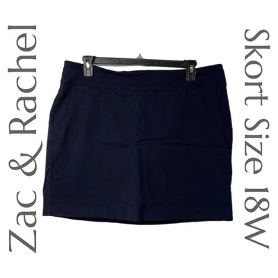 Zac & Rachel Woman - Navy Skort with Pockets – Size 18W - Image 1 of 4