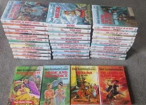 Great Illustrated Classics Series Huge Lot HC Set Baronet Books 34 Stories Vg - Bild 1 von 6