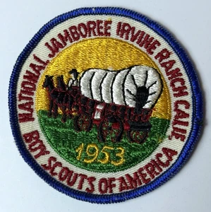 1953 Boy Scouts of America BSA Vintage Patch National Jamboree Irvine Ranch CA - Picture 1 of 2