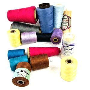 1 lot of 16 spools mixed color Serger & Quilting Thread - Picture 1 of 3