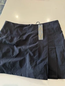 L’ETOILE Black Pleated Tennis Skirt Size XL NEW with tags - Picture 1 of 11