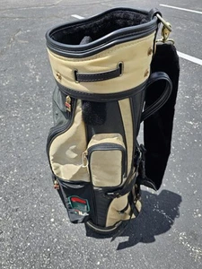 Bolsa de golf vintage Fila años 90 divisor de 6 vías bolsillos con cremallera cubierta para lluvia carrito de transporte Italia - Imagen 1 de 18