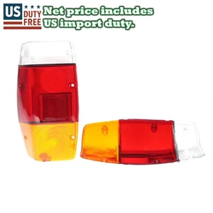 FIT FOR DATSUN 120Y B210 REAR NEW TAIL LIGHT LENS PAIR LEFT RIGHT SIDE REAR NEWS - Picture 1 of 6
