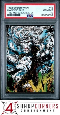 1992 SPIDER-MAN THE McFARLANE ERA #46 HANGING OUT POP 1 PSA 10 - Image 1 of 3