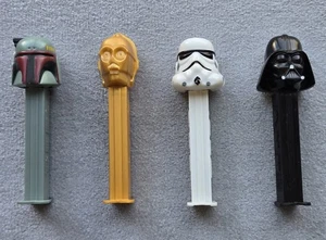 Star Wars PEZ Spender Lot Darth Vader C-3PO Boba Fett Stormtrooper (2) Ungarn - Bild 1 von 6