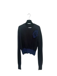 Suéter de lana azul marino con detalles desgastados Maison Martin Margiela  - Imagen 1 de 5