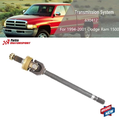 Eje articulado en U delantero izquierdo lado conductor 630412 para Dodge Ram 1500 Ram 2500 Foto 1 de 4