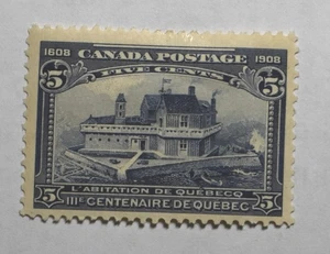 Canada # 99, MINT, VF/XF, 4 large margins. Sound. A very nice stamp w/OG & LHR. - Picture 1 of 2