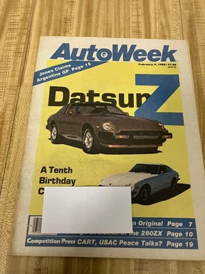 AutoWeek magazine Darsun Z February 1980 issue - Image 1 of 4