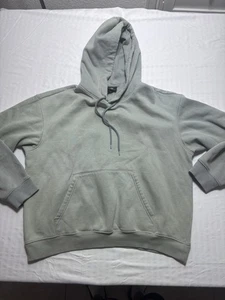 H&M Unisex Mint Green Cotton Hoodie Sweatshirt! Size XL Green - Picture 1 of 9