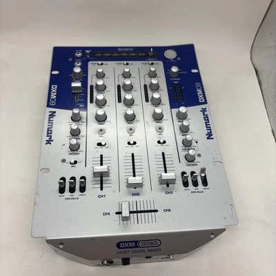Numark DXM09 3 Channel DJ Mixer and Phono Pre-Amp With Built-in Effects Untested - Image 1 of 4