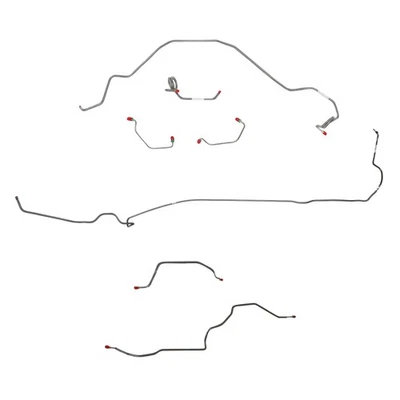 Kit completo de línea de freno de acero inoxidable CBK0243SS para Chevrolet Camaro 81 Foto 1 de 4