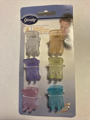 Goody Clásico Mini Garra Clip 6 Garras Multicolor Pastel 2002 Nuevo Y3 Foto 1 de 4